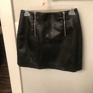 Forever 21 leather skirt